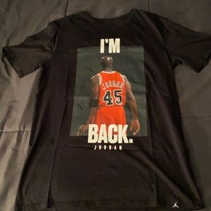 BNWOT Men’s Medium Nike MJ I’m Back t-shirt black